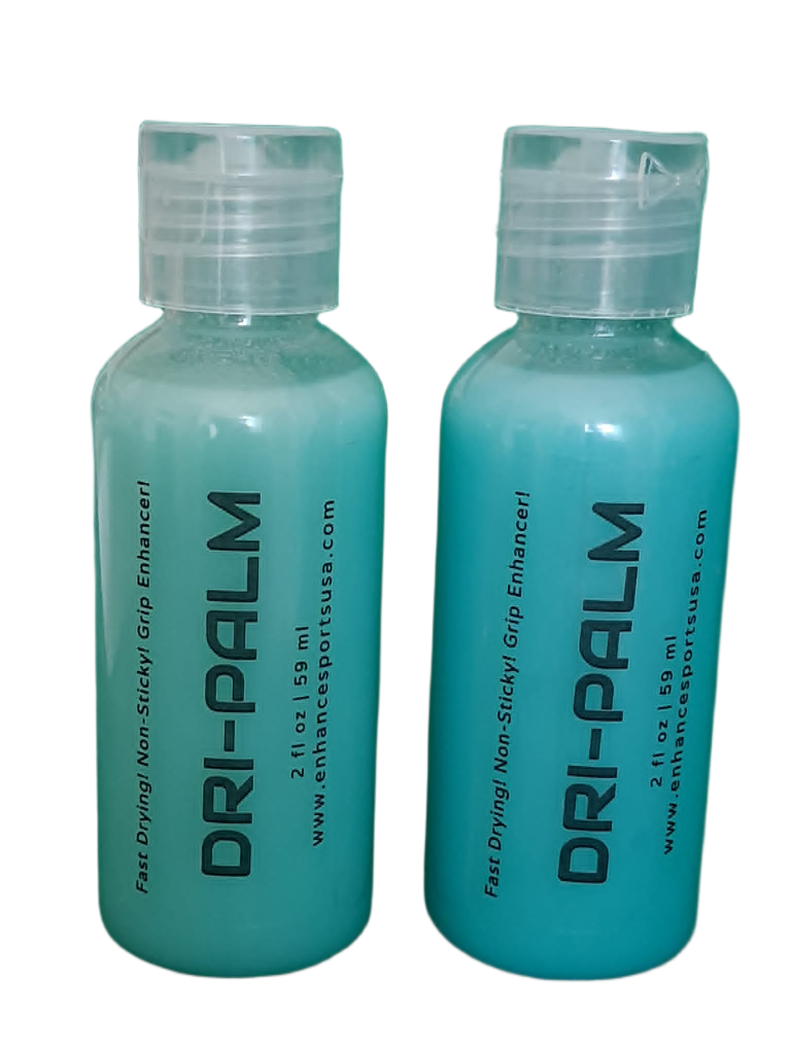 2 Bottles of DriPalm Dry Grip Enhancer —  2-Pack Bundle: Second item included at half price.