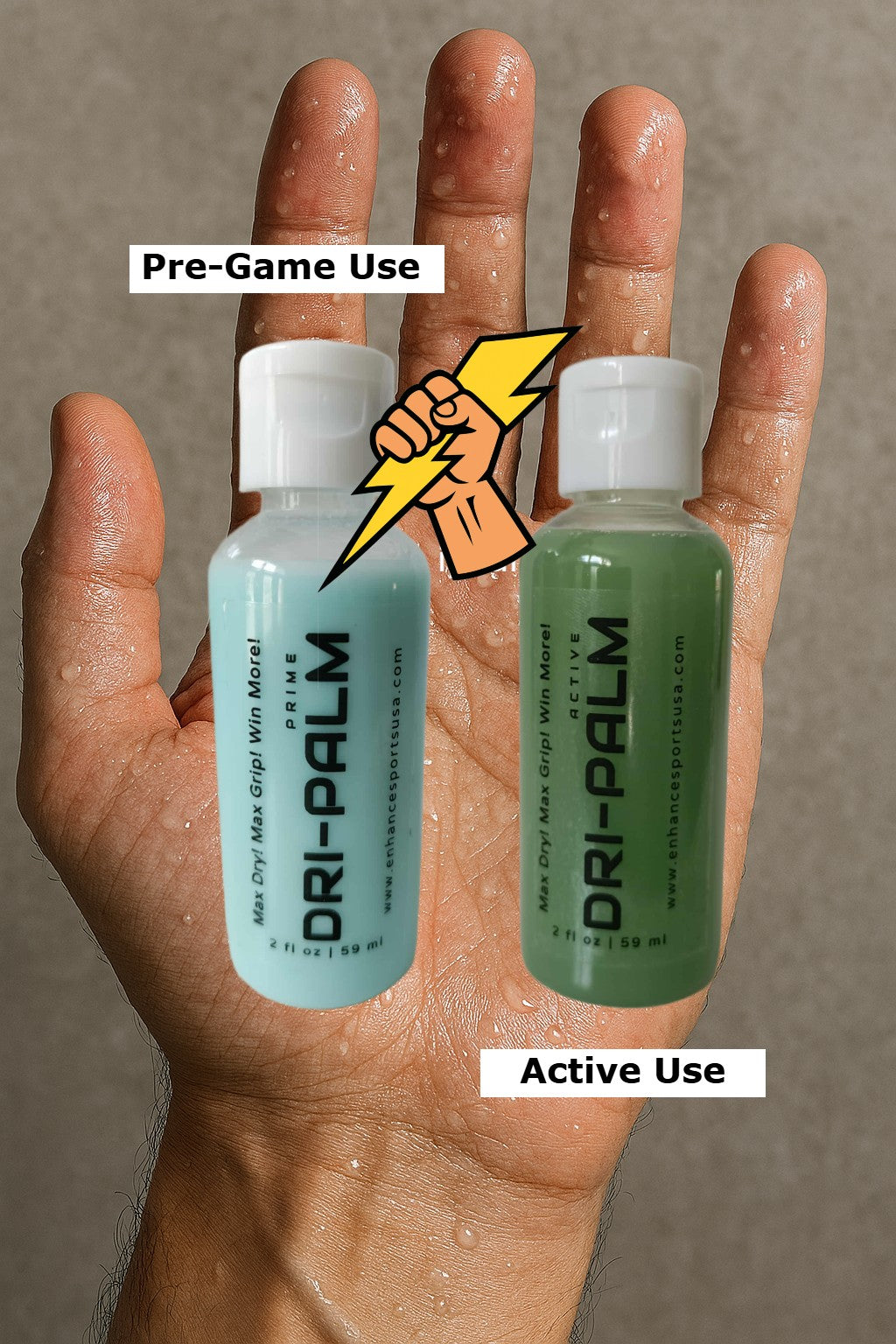 DriPalm Prime Moisture Reducer Grip Enhancer (Pre-Game Use)