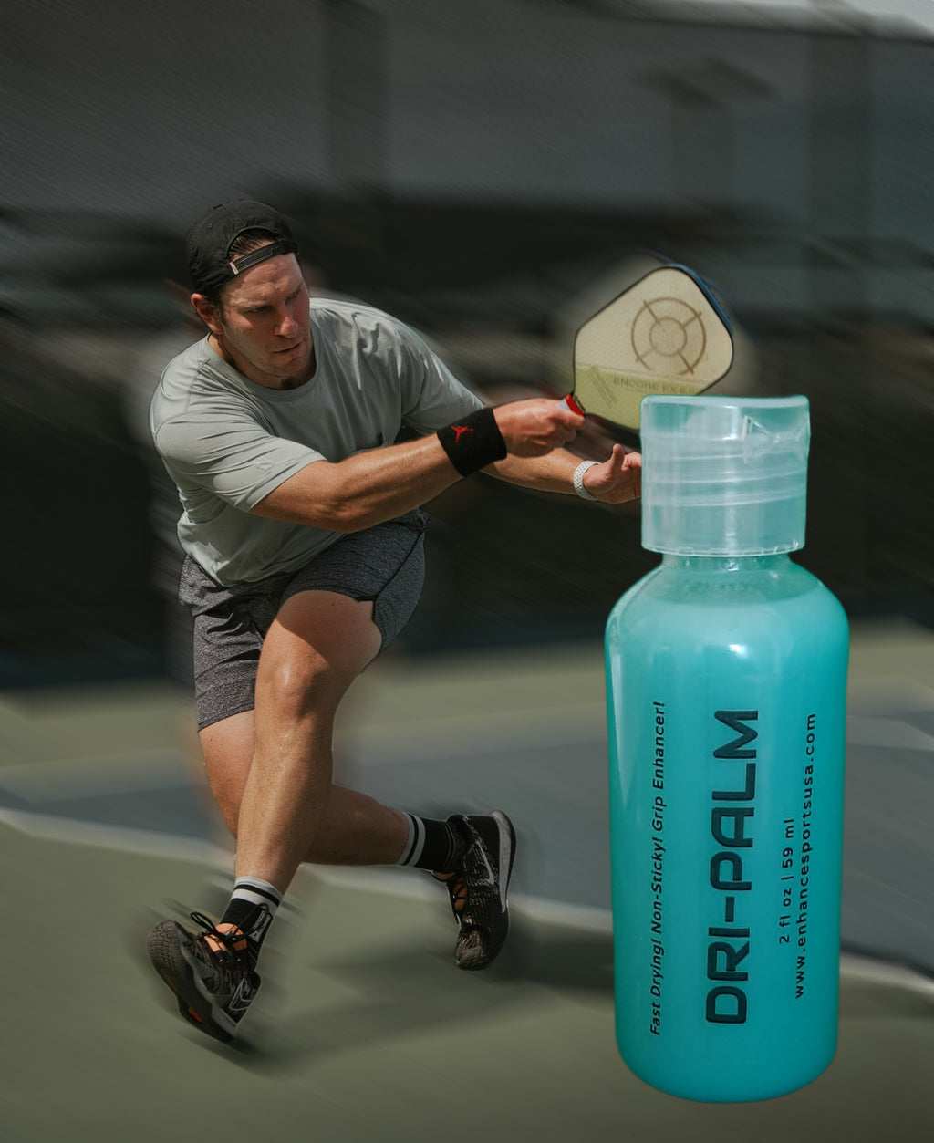 DriPalm Dry Grip Enhancer — Non-Sticky Matte Grip Aid for Sweaty Hands